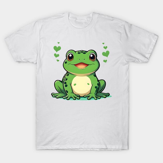 Cute cartoon Frog T-Shirt by Carpede